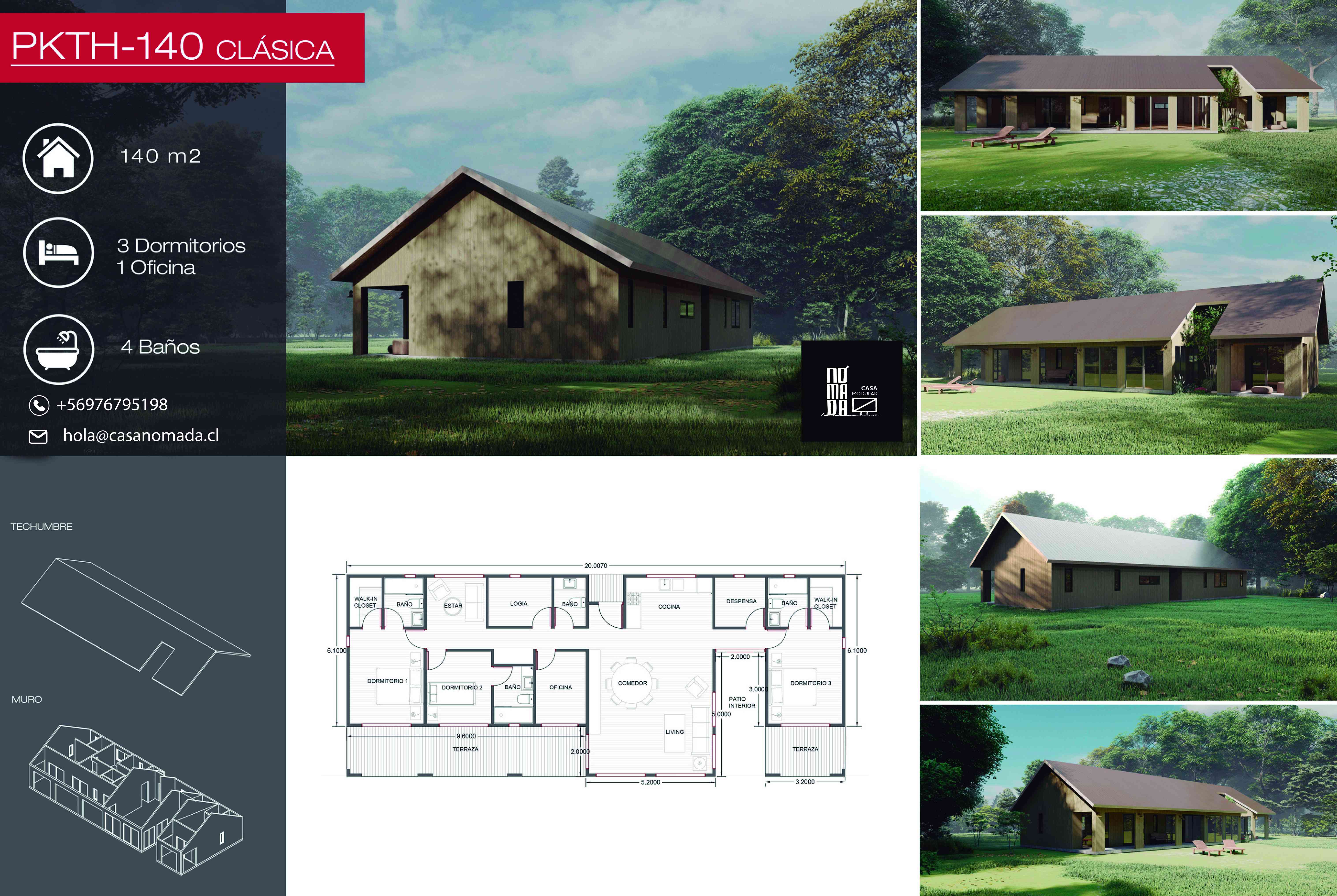 Casa 140 M2 / Kit Basico - Autoconstruccion